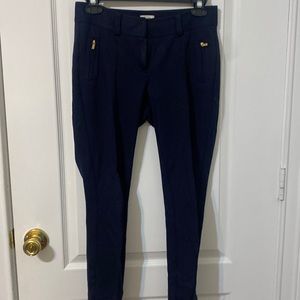 Cache navy pants sz 0 great fit with spandex slimming !